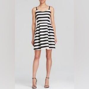 NWT’s Aqua Black and White Striped Dress